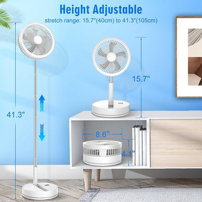 Foldable Fan™ | Powerful Rechargeable Table Fan