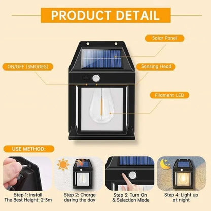 Solar Wall Bulb Lamp