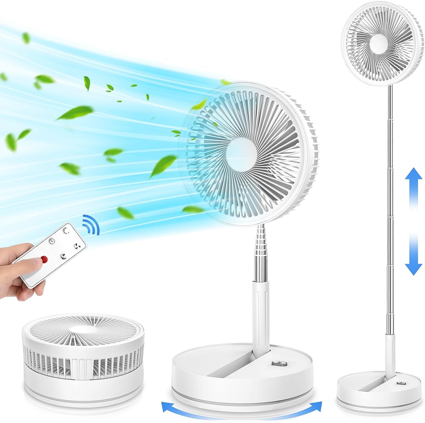 Foldable Fan™ | Powerful Rechargeable Table Fan